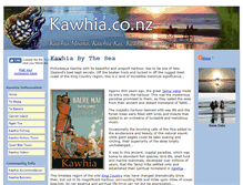 Tablet Screenshot of kawhia.co.nz
